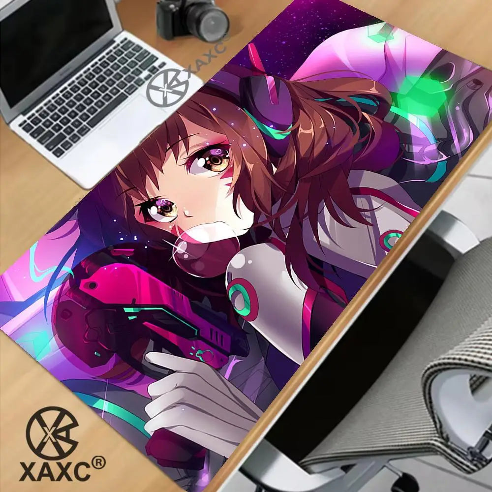 Large Game Overwatch Mouse Pad Kawaii XXL PC Computer Desk Mat Gamer Office Carpet Keyboard Table GamingAccessories MousepadXAXC