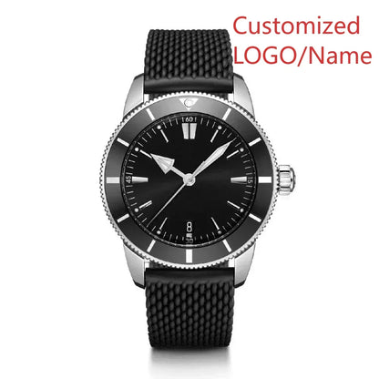 A11 Store Customized Watch Men's Automatic Mechanical Watch Superocean Black Blue Rubber Rose Gold Sport Watches Ceramic