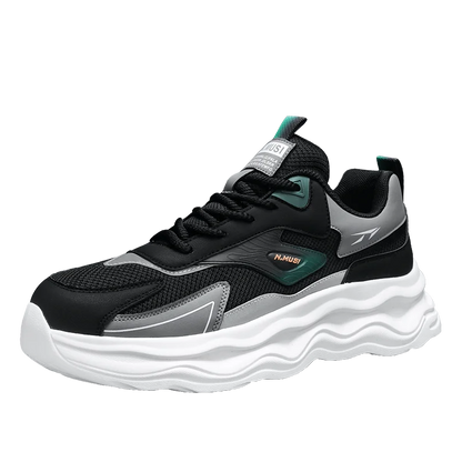 High Quality Casual Leather Shoes for Men 2026 New Autumn Lightweight Outdoor Shoes Fashion Thick Bottom Antiskid Walking Shoes