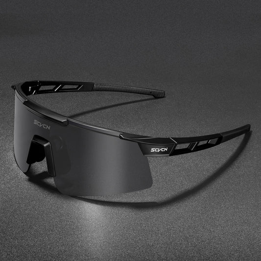 SCVCN UV400 Cycling Glasses Men Women MTB Road Bike Sunglasses Outdoor Hiking Drive Running Sunglasses Fashion Sports Glasses