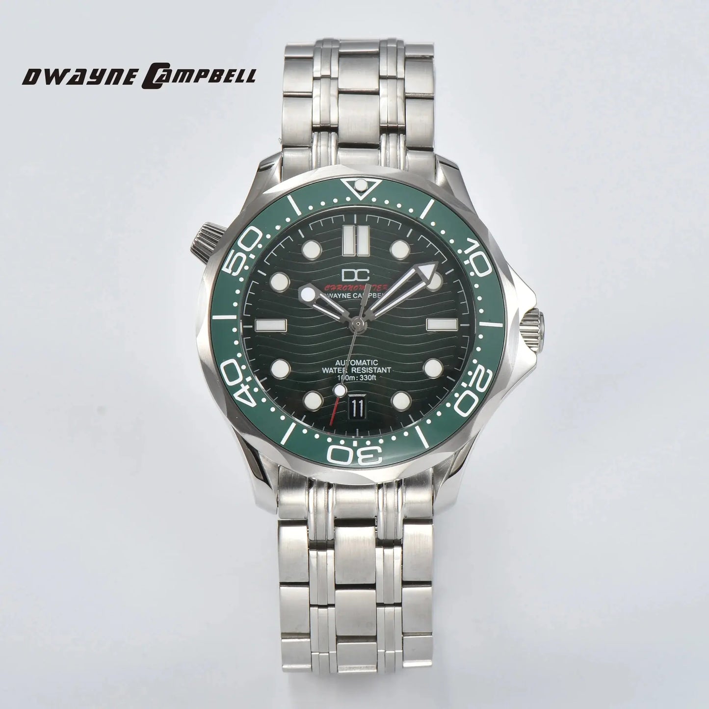 DWAYNE CAMPBELL Reloj mecánico automático de lujo para hombre NH35, bisel de cerámica, resistente al agua, reloj de pulsera clásico de negocios