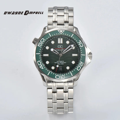 DWAYNE CAMPBELL Reloj mecánico automático de lujo para hombre NH35, bisel de cerámica, resistente al agua, reloj de pulsera clásico de negocios