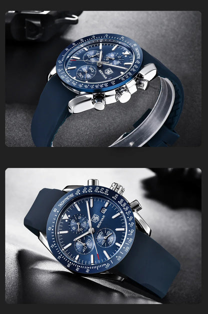 Men Watch BENYAR Top Brand Luxury Full Steel Business Quartz Watch Men Casual Waterproof Sports Watches Clock Relogio Masculino
