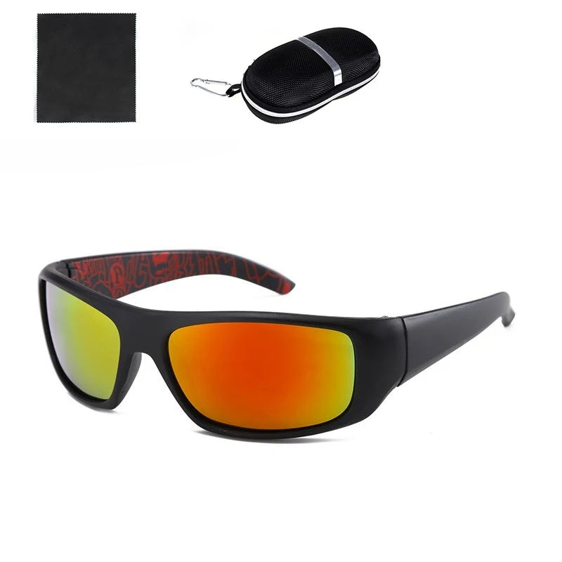 Designer Luxury Brand Polarized Sunglasses Men Protection Mountaineering Windproof Eyewear Driving Outdoor Sports Sun Glasses