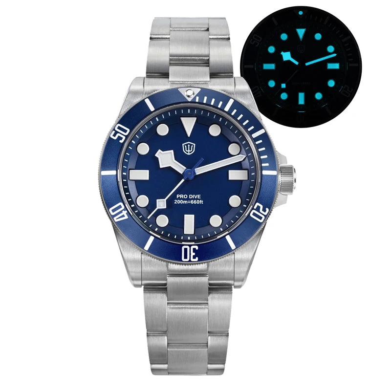 Watchdives WD1969 Pro Quartz Watches New Dial VH31 Sweep Seconds Movement 200m Waterproof Men Watches Luminous Luxury Watches