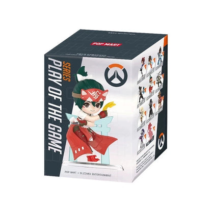 Aito POP MART Overwatch Play Of The Game -sarjan blind box PVC-keräilyfiguuri, työpöytäkoriste, tyttöjen lelumalli faneille