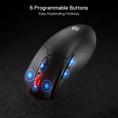 Redragon M995 Pro Wireless Gaming Mouse, 26000 DPI Wired/Wireless Gamer Mouse, BT & 2.4G Wireless