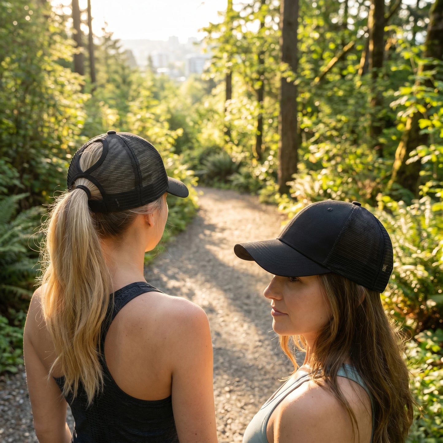 New Mesh Baseball Caps High Ponytail Snapback Cap Hollow Back UV Protection Sun Hat Casual Messy Hair Bun Ponytail Baseball Caps