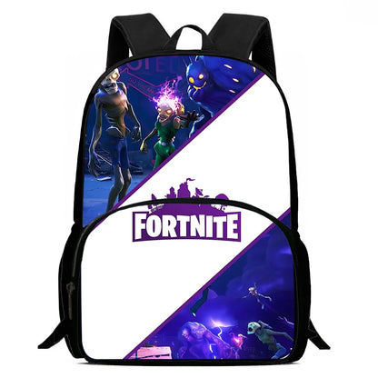 Mochila clásica de Fortnite para niños y niñas, regalo de cumpleaños para estudiantes, bolsa escolar infantil de gran capacidad, mochila de camping duradera