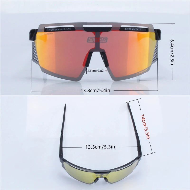 Scicon Cycling Glasses Outdoor Sports Sunglasses Men MTB Bicycle Photochromic Goggles Women Road Mountain Bike Eyewear Eyeglass