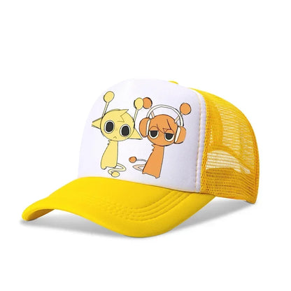 Sprunkis Baseball Caps Boys Casuals Hats Game Figure Printed Women Man Sports Sun Hat Adjustable Peaked Cap Bonnets Girls Gifts