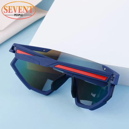 Sports Once-piece Shield Sunglasses Women Men 2026 Luxury Brand Designer Outdoor Cycling Steampunk Sun Glasses For Male Eyewear
