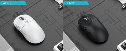 ATTACK SHARK X3 vezeték nélküli gaming egér, 49g ergonomikus PC egér, három üzemmód, PAW3395 26K DPI optikai érzékelő, programozható gombok