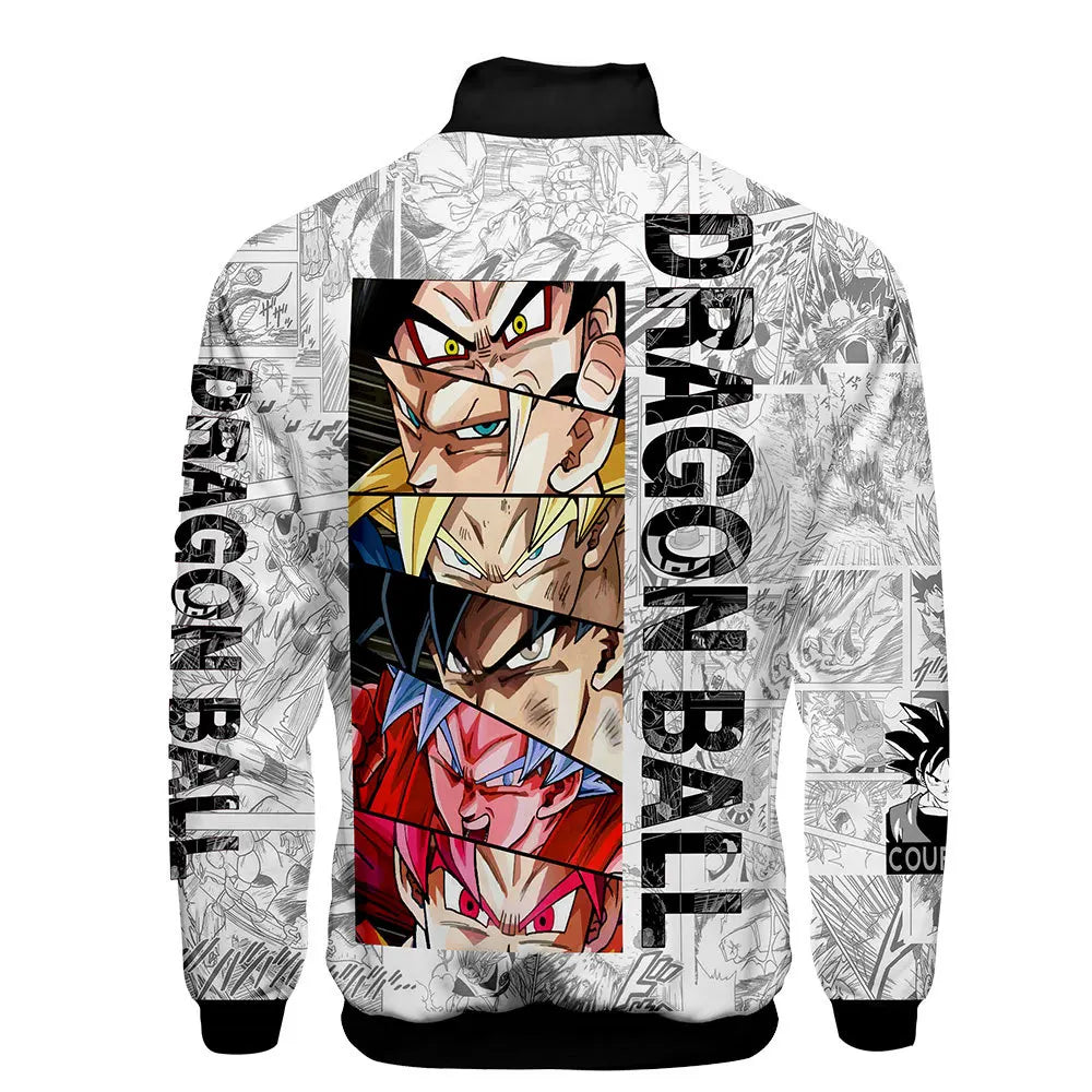 Dragon Ball 3D Print Zipper Hoodie Cool Fashion Men/Women/Kids Long Sleeve Hoodies Sweatshirt Casual Cosplay Jacket Clothes, produit gaming premium Fraquane