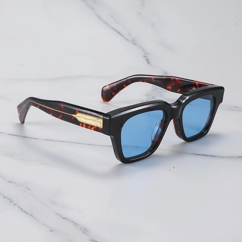JMM FELLINI Female Sunglasses Thick Acetate Popular Luxury Woman Sunglasses 2025 Jacques Men's Sunglasses With Original Case