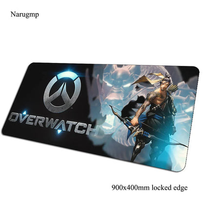 overwatch mouse pad Birthday Computer mat 900x400x3mm gaming mousepad large present padmouse keyboard games pc gamer desk