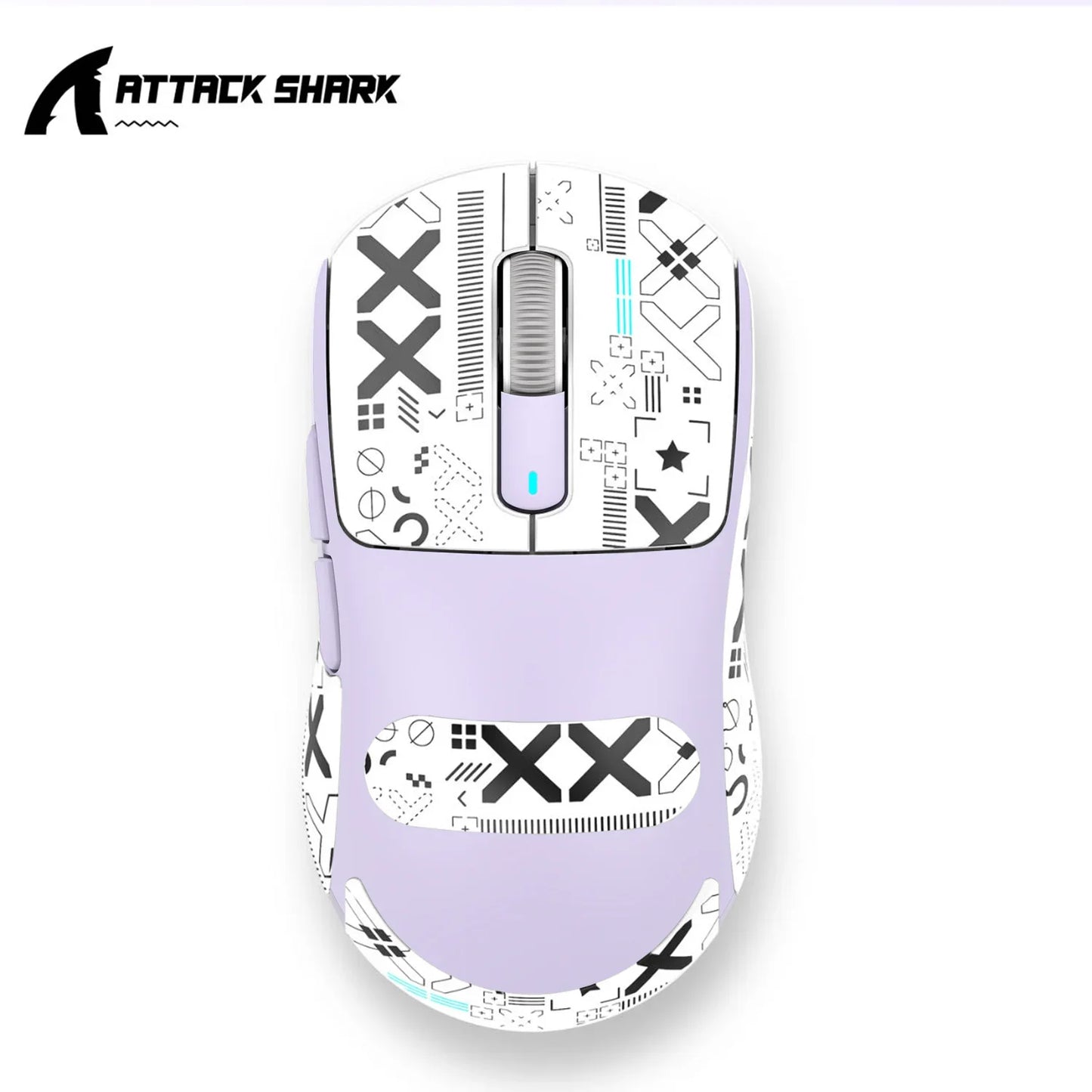 ATTACK SHARK X3 Ultra-Light Wireless Gaming Mouse, Tri-Mode Bluetooth & 2.4G, PAW3395 26000 DPI, 55g Rechargeable Gaming Mouse for PC, Mac, PS & Xbox