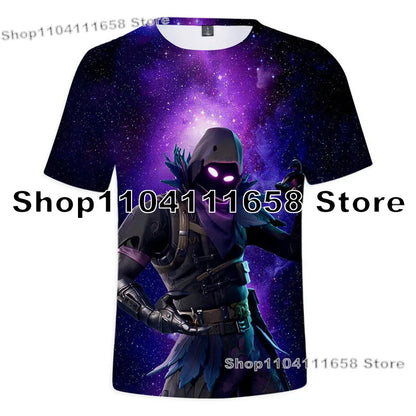 Banana Peely T-shirt Women's Tee Kids Fortnite T-Shirt 3D Printed Men's Battle Royale Game Summer Tops Birthday Gifts