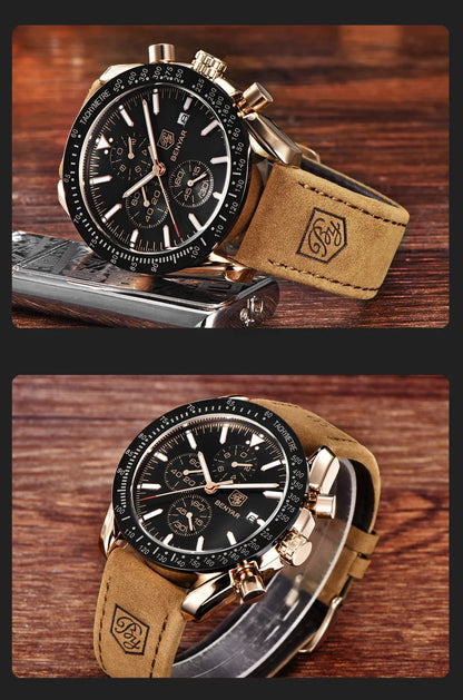 Men Watch BENYAR Top Brand Luxury Full Steel Business Quartz Watch Men Casual Waterproof Sports Watches Clock Relogio Masculino