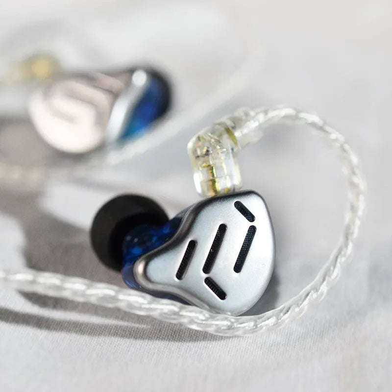 KZ ZAX 7BA 1DD Hybrid In Ear Earphones 16 Driver Unit HIFI Headset Metal Earbuds Earphone 2PIN Cable