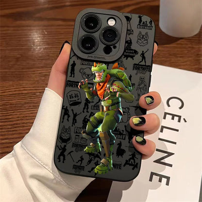 Hot Game F-Fortnites Phone Case for IPhone 17e 17 16e 16 15 14 13 12 11 Air Pro Max X XR XSMax 8 7 Plus Soft Silicone Back Cover