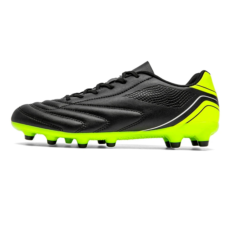 Chaussures de football pour hommes, crampons de football à tige haute pour terrain dur FG AG TF, entraînement professionnel, baskets légères pour l'extérieur, pointures 39-45
