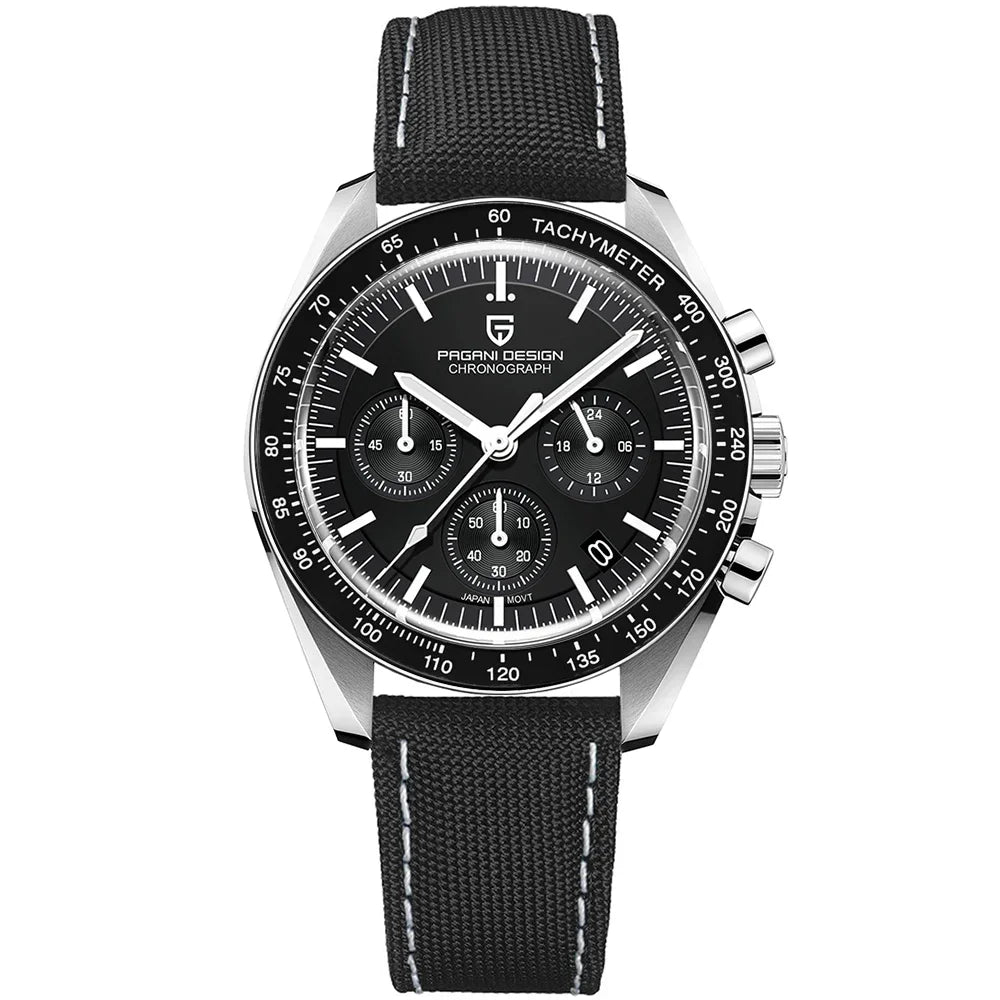 PAGANI DESIGN 2026 New Men's Watches Top Luxury Quartz Watch For Men Auto Date Speed Chronograph AR Sapphire Mirror Wrist watch