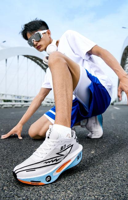 Men Sneakers Mesh Comfort Tennis Shoes 2025 Men's Running Carbon Board 3.0 Cushion Sports Training Jogging Speciality Jog Shoes