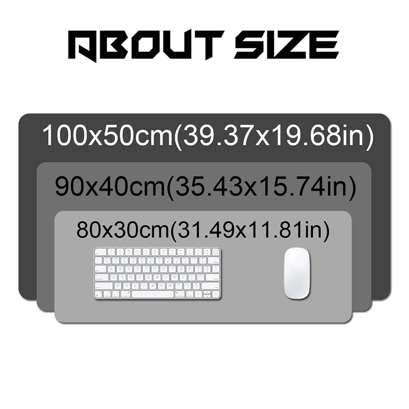 Mousepad gaming Sexy Anime Girls HYBXAXC pentru laptop și birou, covoraș moale din cauciuc pentru masă, XXL, mare, pentru computer, joc Overwatch și tastatură