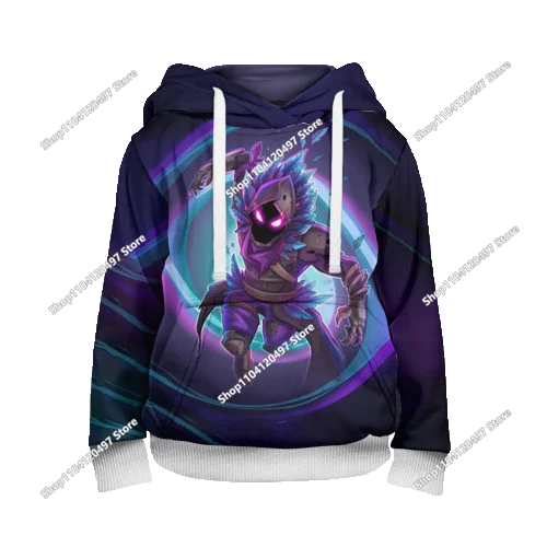 2025 New Fortnite 3D Printed Unisex Hoodie Casual Coat Game Peripheral Cosplay Children Clothing Gifts