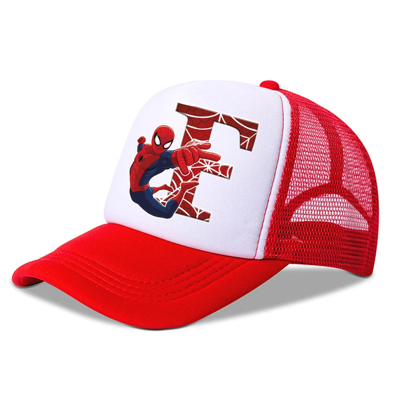 Spiderman Children Baseball Cap Kawaii Cartoon Printed Cap Boys Girls Outdoor Sports Sun Hat Adjustable Peaked Cap Kids Gifts