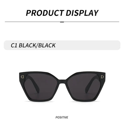 New Luxury D Brand Glamour Sunglasses For Women And Men Stylish Cat Eye Designer Eyewear Classic Fashion Unisex Glasses UV400
