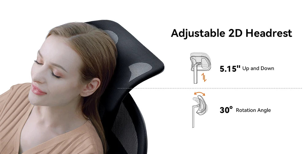 NEWTRAL MAGICH003 Ergonomic Office Chair,Adaptive Lower Back Support Gamer Chair,Adjustable Headrest Seat Depth Office Chair
