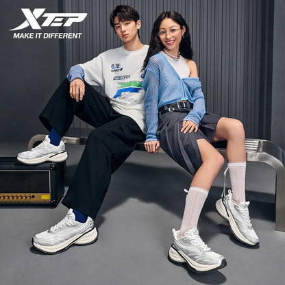 Xtep Basque 3 For Male Sneakers Retro Fashion Breathable  Luxury Height-Increasing Sports Shoes 2026 Spring 874219320001