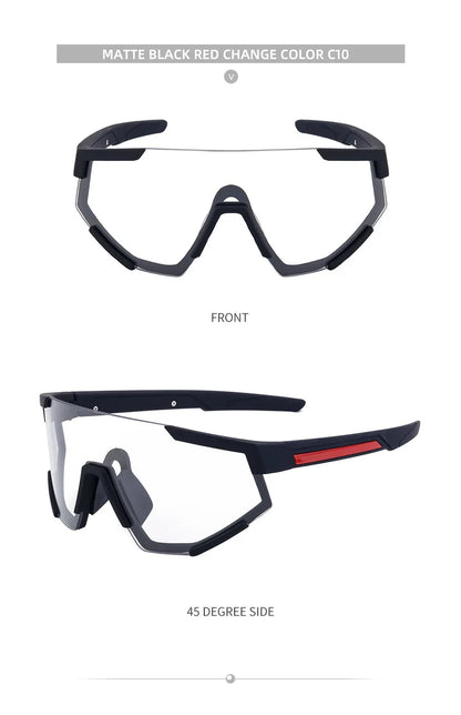 Sports Once-piece Shield Sunglasses Women Men 2026 Luxury Brand Designer Outdoor Cycling Steampunk Sun Glasses For Male Eyewear