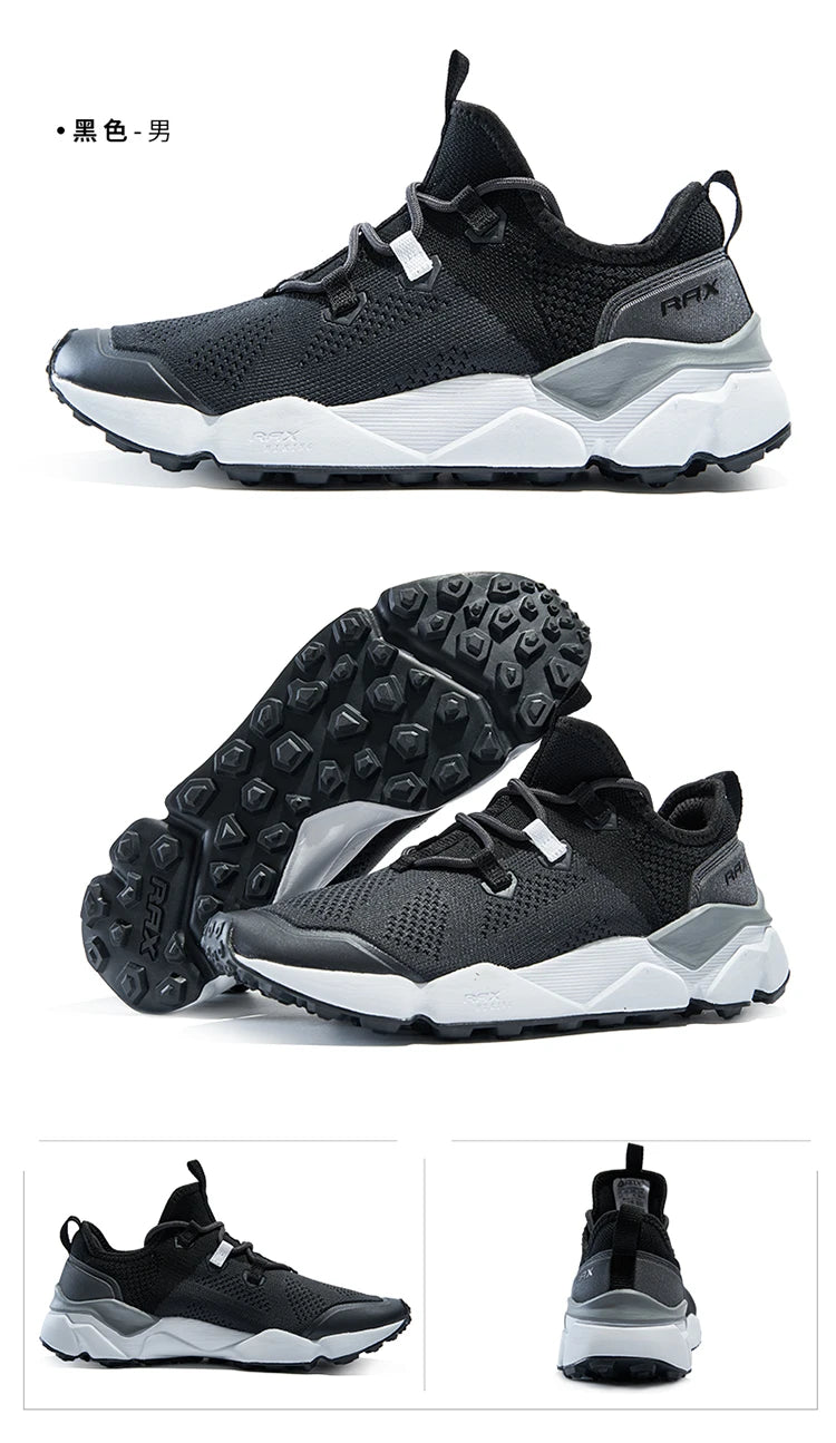 Rax løbesko til mænd og kvinder, åndbare joggingsko til mænd, lette sneakers til mænd, gymsko til mænd, udendørs sportssko til mænd