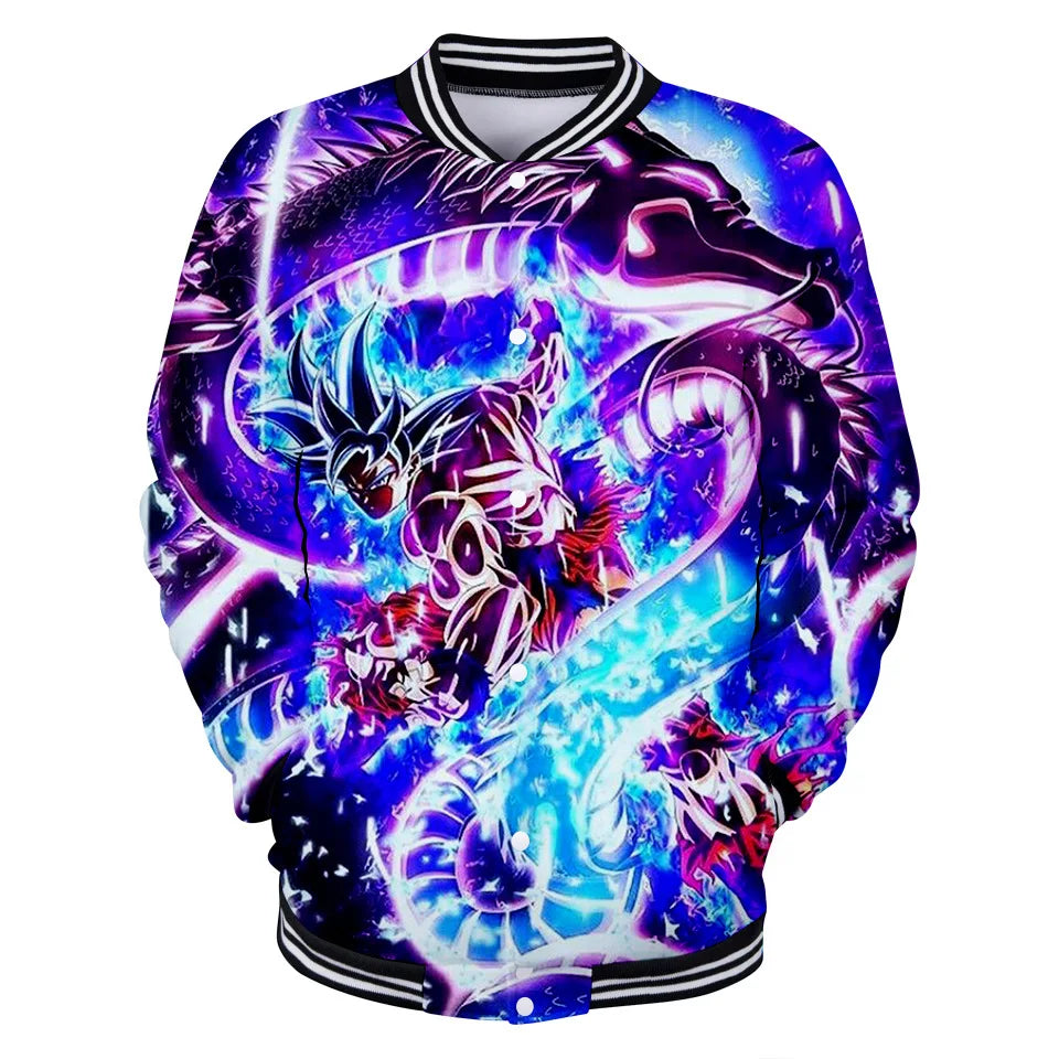 Uniforme de béisbol de estilo urbano de Dragon Ball para hombre, mujer y niños; disfraces de Son Goku para adultos; chaquetas; abrigos de primavera y otoño; cárdigans; sudaderas; regalo