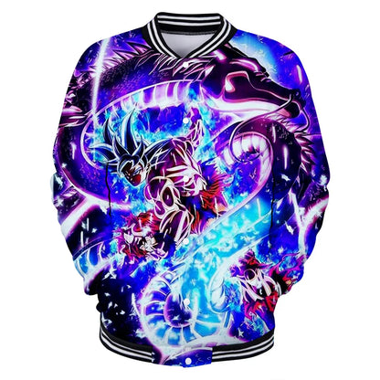 Uniforme de béisbol de estilo urbano de Dragon Ball para hombre, mujer y niños; disfraces de Son Goku para adultos; chaquetas; abrigos de primavera y otoño; cárdigans; sudaderas; regalo