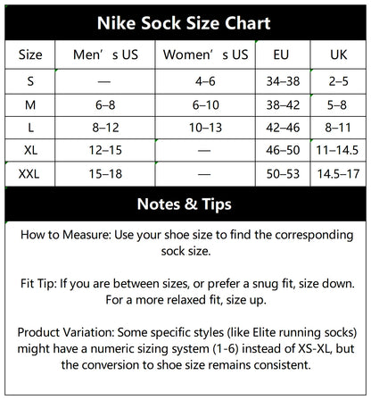 Nike Basketball Socks: AJ Jordan Triple Pack Mid-Calf Socks for Men and Women—Breathable and Moisture-Wicking SX5545-915