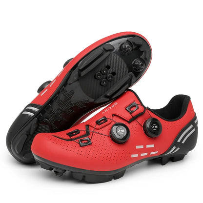 Pantofi de ciclism de înaltă calitate, SPD cu autoblocare pentru bărbați, pantofi sport de curse pentru bicicletă, pantofi de ciclism MTB de munte antiderapanți pentru femei, 36-47