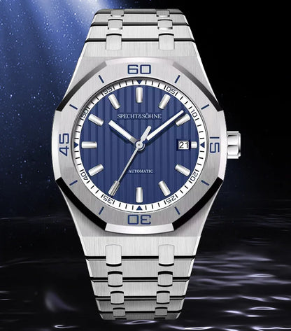 New Arrivals Specht & Söhne Dive Watch 40MM Miyota 8215 Automatic Mechanical Watches For Men Octagon Bezel Steel Reloj Hombre