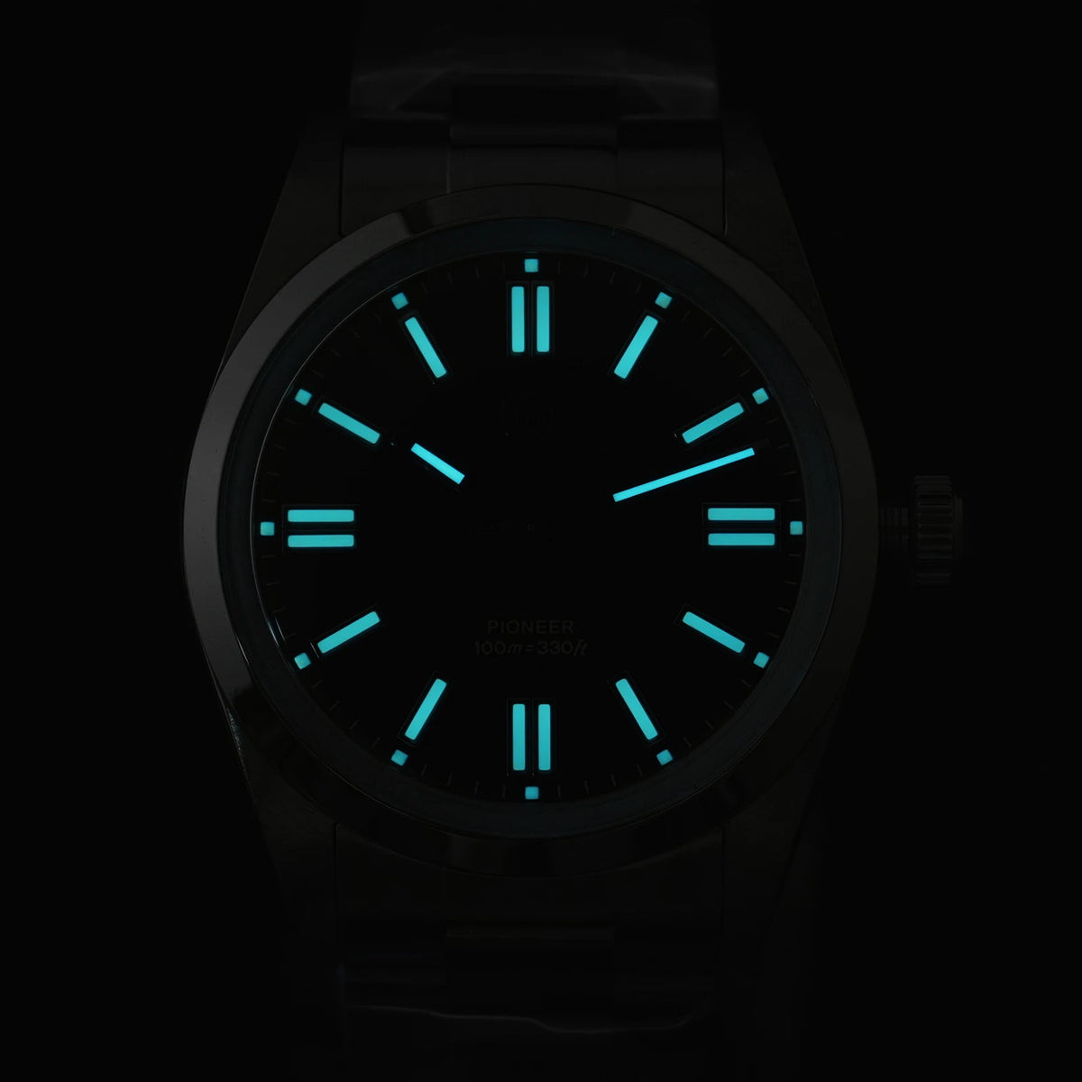 Watchdives WD1016 V3 Quartz Watch 37mm Stainless Steel Case Sapphire Vintage Watch  VH31 Sweep Movemet 100m Waterproof Men Watch