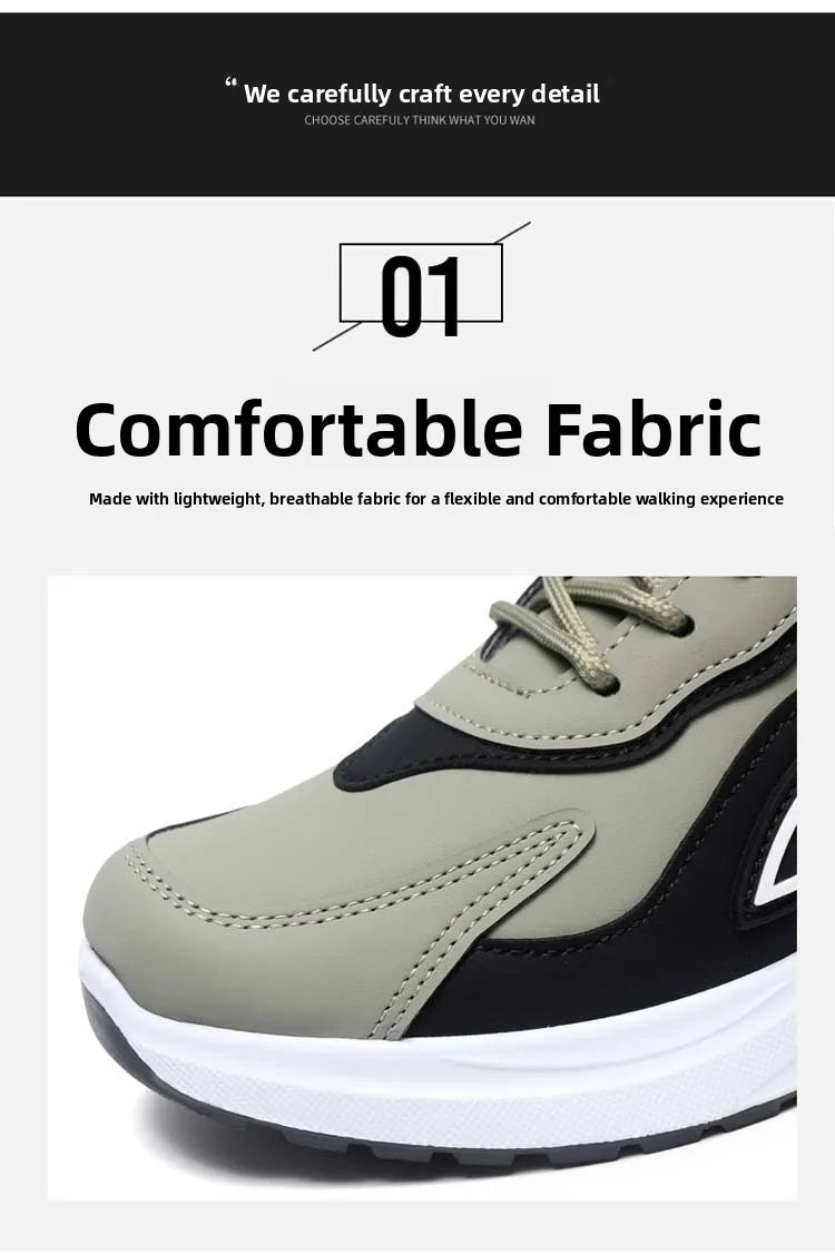 Pantofi sport casual pentru bărbați, stil coreean modern, cu șireturi, confortabili și respirabili, cu talpă groasă, pentru alergare