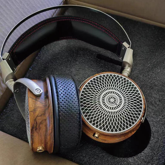 Kit de coque pour écouteurs DIY Walnut pour écouteurs. Accessoires pour écouteurs supra-auriculaires