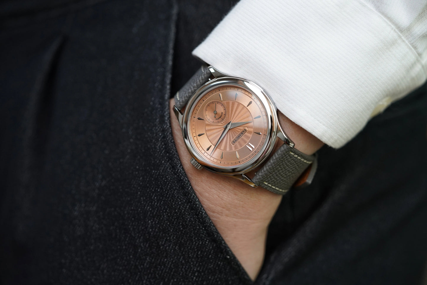 FARASUTE Luxury Mechanical Watch 316L Stainless Steel Case Hangzhou Customized Movement Small Second Hand Dial reloj hombre Gift