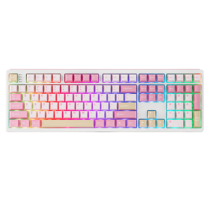 EPOMAKER TH108 100% Full Size Hot-Swap Gasket-Mounted Wired/Bluetooth/2.4Ghz Wireless Mechanical Keyboard with 10000mAh Battery