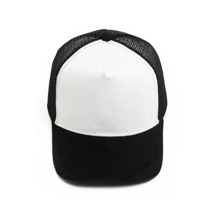 2025 Unisex 5 panel Mesh Suede Trucker Hat Custom Print Logo Men Baseball Cap Spring Summer Breathable Sports Hats Women gorros