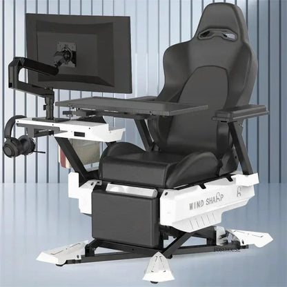 Ergonomic Gaming Chair PC Computer Racing Style Cockpit Lazy Multifunctional Long Sitting Office Home Gamer Furniture 2026