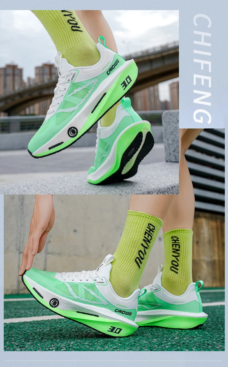 Running Shoes Carbon Board Marathon Men Sports Speciality Breathable Lightweight Women's Comfortable Athletic Outdoor Sneakers