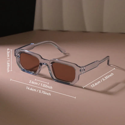 Vintage Women Fashion Square Sunglasses Retro Black Sun Glasses Female Male Eyewear Oculos